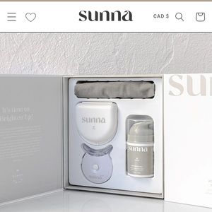 SunnaSmile advanced home whitening kit